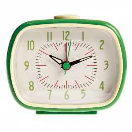 Green Retro Alarm Clock