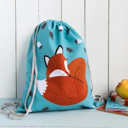 Rusty The Fox Drawstring Bag