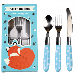 Rusty The Fox Children'S Cutlery