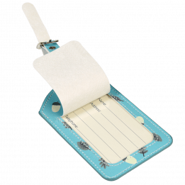 Étiquette à Bagages Papier Plastifié En Forme De Train E2TRAIN