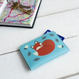 Rusty The Fox Travel Card Holder