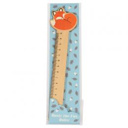 Rusty The Fox Wooden Ruler