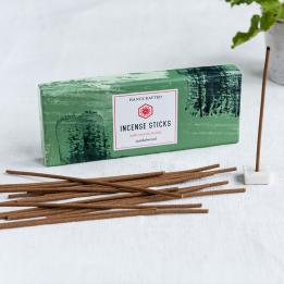 Sandalwood Incense Sticks And Holder (50 Sticks)