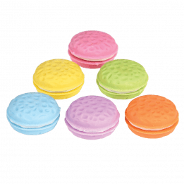 Scented Macaron Erasers (set Of 6)