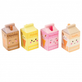 Scented Milkshake Erasers (set Of 4)