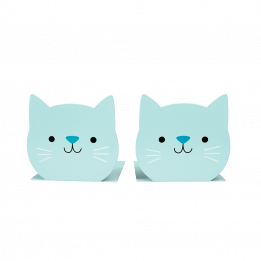 Cookie The Cat Bookends (set Of 2)