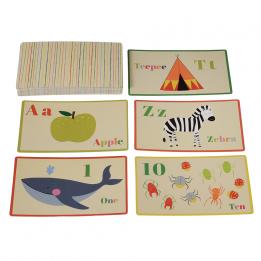 Set Of 36 Alphabet And Number Flash Cards
