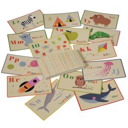 Set Of 36 Alphabet And Number Flash Cards