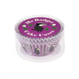 Set 50 Mr Badger Cake Cases
