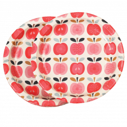 Vintage Apple Paper Plates (set Of 8)