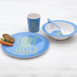 Octopus Melamine Bowl