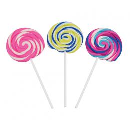 Set Of 3 Lollipop Shaped Rubbers