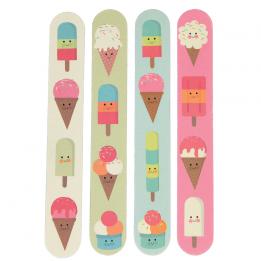 Set Of 4 Ice Cream Nail Files