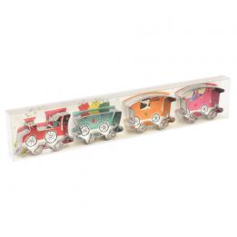 Set Of 4 Party Train Cookie Cutters