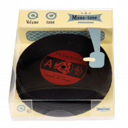 Set Of Six Silicone "Record" Coasters
