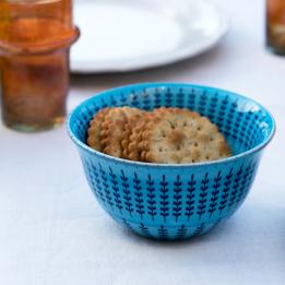 Shaker Print Stoneware Bowl