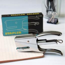 Silver Dog Mini Stapler