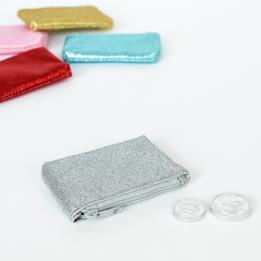 Silver Glitter Mini Purse