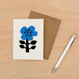 Small Astrid Flower Card