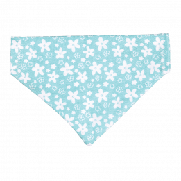 Small Turquoise Ditsy Floral Dog Bandana