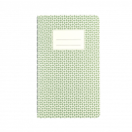 Small Green Abstract Notebook