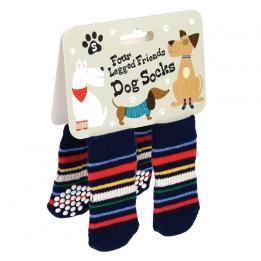 Small Stripy Design Dog Socks