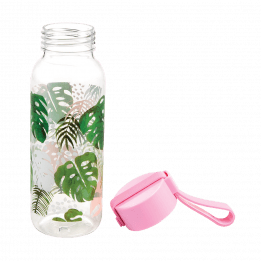 Small Tropical Palm Water Bottle