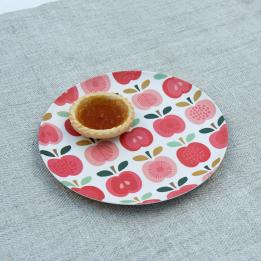 Vintage Apple Bamboo Side Plate