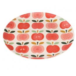 Vintage Apple Bamboo Side Plate