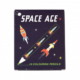 Space Age Colouring Pencils (set Of 10)