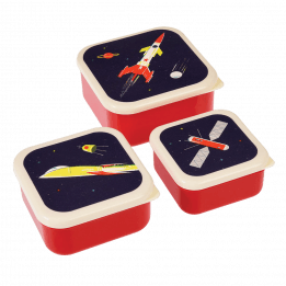 Space Age Snack Boxes (set Of 3)