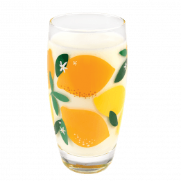 Summer Lemons Drinking Glass