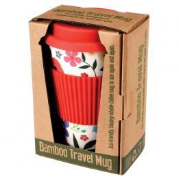 Summer Meadow Bamboo Travel Mug