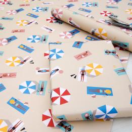 Sunbathers Wrapping Paper (5 Sheets)