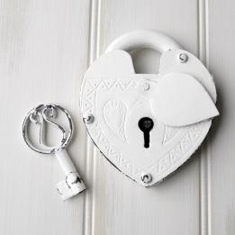 Sweetheart Padlock White