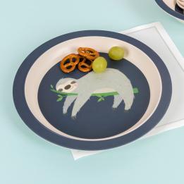 Sydney The Sloth Bamboo Plate