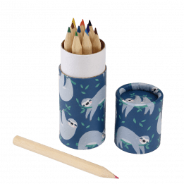 Sydney The Sloth Colouring Pencils (set Of 12)