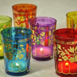 Set Of 6 Medina Tealight Holders