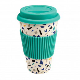 Terrazzo Bamboo Travel Mug