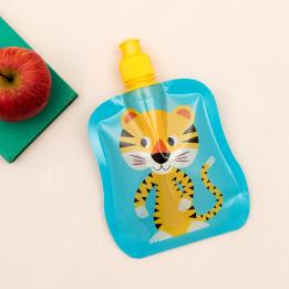Tiger Folding Water Bottle