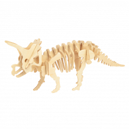 Triceratops 3d Wooden Puzzle