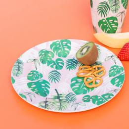 Tropical Palm Bamboo Side Plate