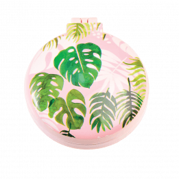 Tropical Palm Compact Hairbrush