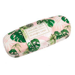 Tropical Palm Glasses Case And Cloth