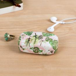 Tropical Palm Mini Travel Case