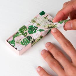 Tropical Palm Matchbox Nail Files (pack Of 12)