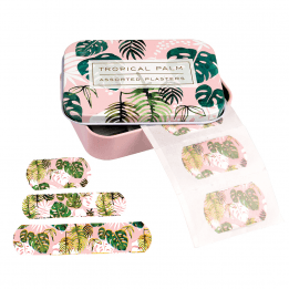 Tropical Palm Plasters In A Tin (pack Of 30)