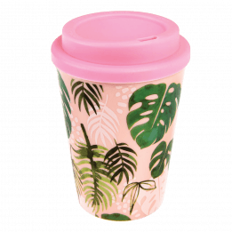 Tropical Palm Reusable Travel Mug