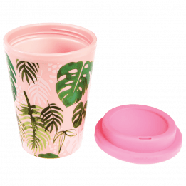 Tropical Palm Reusable Travel Mug