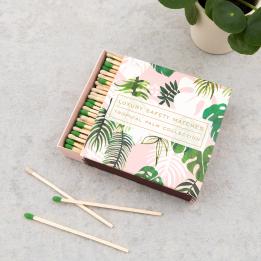 Tropical Palm Box Of Long Safety Matches